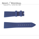 ZENITH bracelet en caoutchouc bleu 23 mm pour divers ZENITH modèles