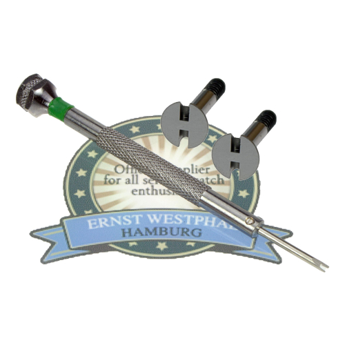 Special H screwdriver for Hublot with genuine HUBLOT bracelet titanium screws Ref. 561.xx, 565.xx