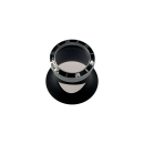 Lupa de lujo de relojero con bisel de buzo en estilo RLX y cuerpo negro