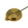 Pendulum for grandfather clocks, solid brass weight and rod with eyelet