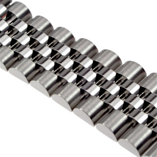 Stahlarmband Jubile Style Stahl verdeckte Schließe 20 mm kompatibel zu Rolex