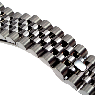Stahlarmband Jubile Style Stahl verdeckte Schließe 20 mm kompatibel zu Rolex 