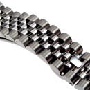 Brazalete, estilo Jubile, acero, cierre oculto, 20 mm, compatible para Rolex