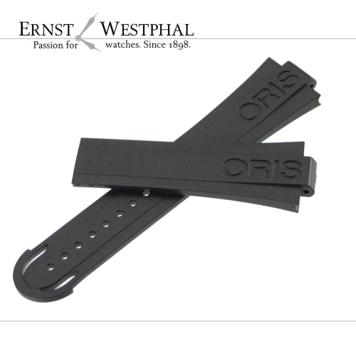 Genuine ORIS rubber strap for ORIS Depth Gauge models in black