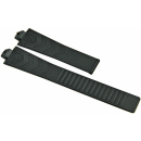 TAG Heuer Rubber Bracelet black for Kirium with Deployant Clasp
