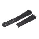 Bracelet ORIS en caoutchouc avec vis de fixation 24 mm, noir, pour Aquis date