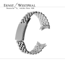 Bracelet en acier de style Jubilé compatible avec...