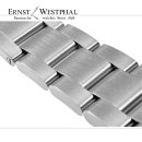 Oyster Style steel bracelet compatible with ROLEX Lady-Date Medium 17 mm
