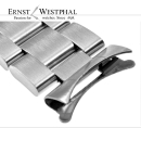 Oyster Style steel bracelet compatible with ROLEX Lady-Date Medium 17 mm