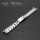 Oyster Style steel bracelet compatible with ROLEX Lady-Date Medium 17 mm
