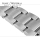Oyster Style steel bracelet compatible with ROLEX Lady-Date Medium 17 mm