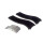 Genuine SINN silicone strap for U1 U2 UX with folding clasp black