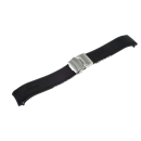 Original SINN silicone watch strap in black with folding...