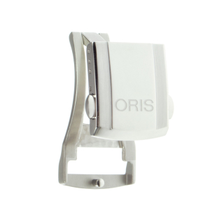 Original ORIS Edelstahl Faltschließe 16 mm poliert für ORIS Aquis