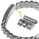 Pièce terminales 10 mm 12 heures pour à boucle, compatible bracelet RLX Jubilé