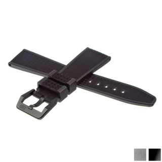 Original BELL & ROSS Armband schwarz Flechtmuster + Schließe für BR 123, 126, V2