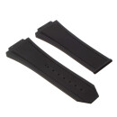Genuine HUBLOT rubber strap lined black for HUBLOT Spirit...