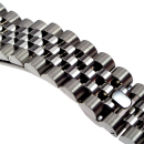 Pulsera de acero con cierre oculto compatible con pulsera Rolex Jubilé con caso