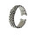 Steel bracelet with hidden clasp compatible with Rolex Jubilé with travel case