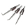 AURIFEX Self-holding soldering tweezers with straight and angled tips 3 pcs