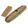 AURIFEX Morsetto/ morsa in legno duro, con ganasce piatte e rotonde, e cuneo