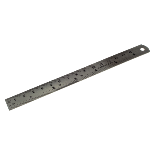 AURIFEX Règle flexible en acier avec échelle métrique et impériale 150 mm