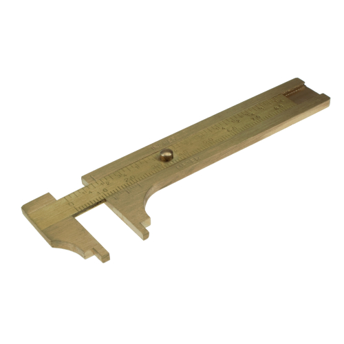 AURIFEX Vernier gauge/ calipers in brass with metric scale