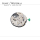 Miyota 0S60 quartz movement 13 1/2 H1 SC CLD CHR @3