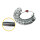 AURIFEX Calibro professionale per anelli 36 pezzi misura 41 - 76 mm