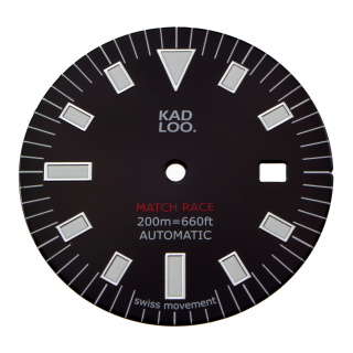 KAD LOO Match Race Zifferblatt für ETA 2824-2 und andere Uhrwerke