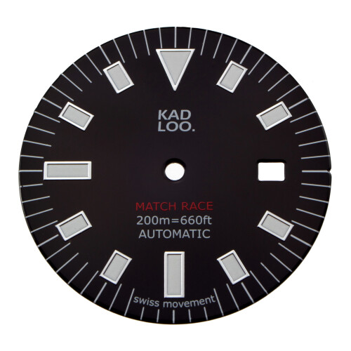 KAD LOO Match Race dial for ETA 2824-2 and other movements