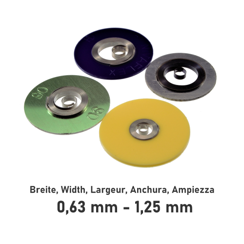 Ressort principal pour montres automatiques largeur de la lame 0,63-1,25 mm