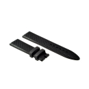 Genuine CHOPARD rubber strap 20/18 black tire design for...