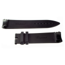 Authentique CHOPARD bracelet en caoutchouc 23mm noir lisse pour Superfast 168535