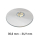 Ersatz Taschenuhrglas / Mineralglas für Taschenuhren gewölbt 30,0 mm - 34,9 mm