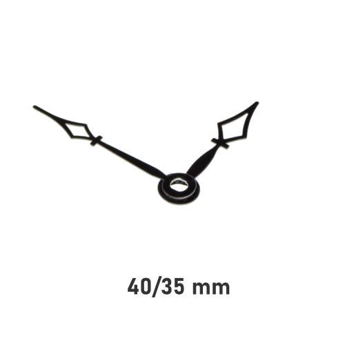 UTS quartz movement long lasting quiet with set of clock hands  40/35 mm 14 mm