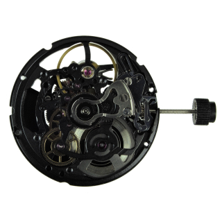 Skelett Uhrwerk schwarz Swiss Made kompatibel ETA 2824-2 und Sellita SW200