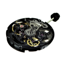 Skelett Uhrwerk schwarz Swiss Made kompatibel ETA 2824-2...