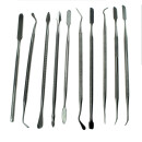 AURIFEX set de herramientas para modelar 10 piezas de acero de doble cara
