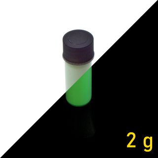 Leuchtfarbe SUPERGLOW kompatibel zu Superluminova weiß/grün Made in Germany 2g