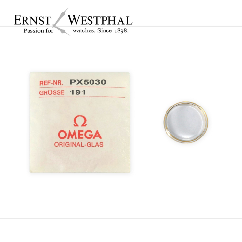 Original OMEGA acrylic crystal, yellow PX5030 for 10997, 535.0006, 565.0002