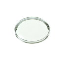 OMEGA véritable verre acrylique anneau de tension armé blanc / argent 063PZ