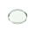 Genuino OMEGA cristal acrílico anillo de tensión armado blanco / plata 063PZ