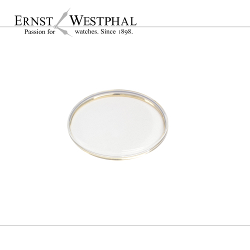 Acrylic glass, yellow tension ring compatible with OMEGA PX5117