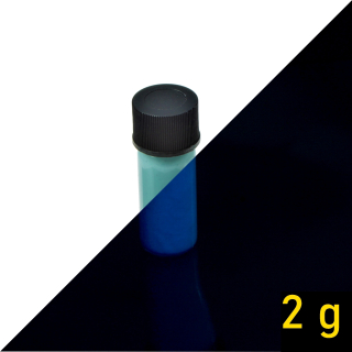 Leuchtfarbe SUPERGLOW kompatibel zu Superluminova blau/blau Made in Germany 2g