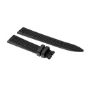 Authentique CHOPARD bracelet en caoutchouc 19/16 mm noir texturé pour Mille Miglia 168915