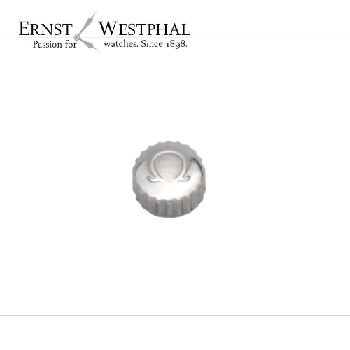 Corona OMEGA genuina, acero 4,0 mm x 2,3 mm para Seamaster 1967 565.0009