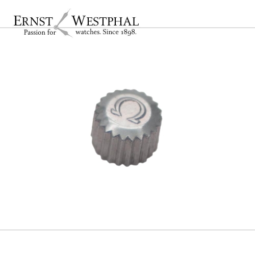 Couronne Omega originale, acier 4,0 mm x 2,95 mm, tige divisée