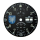 Esfera FORTIS para Valjoux 7750 negro 35,2 mm "Edelweißstaffel 2. JaboG 34"