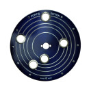 Esfera/Dial FORTIS for B-47 Mysterious Planets 677.20.31, 677.20.35 azul 35,4mm